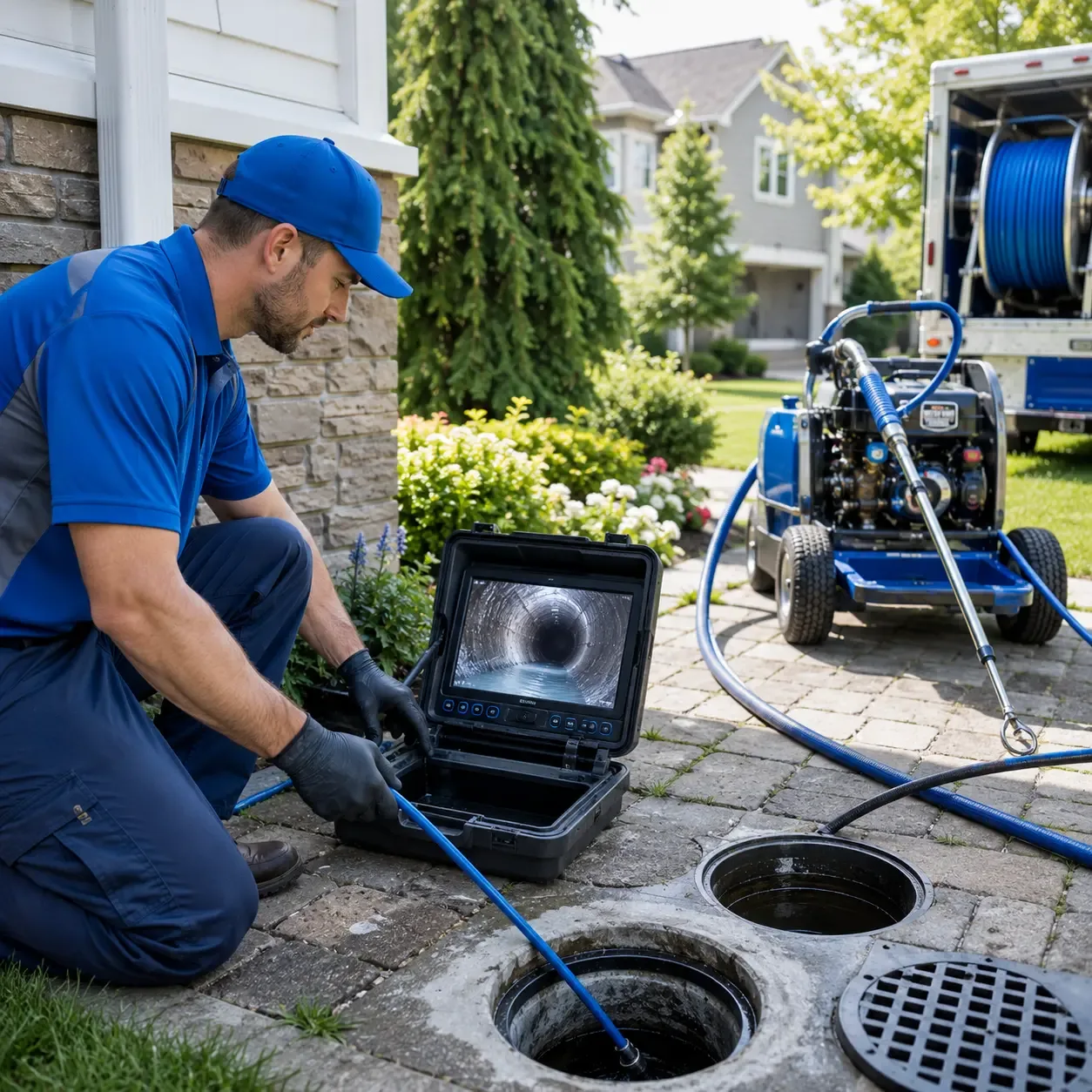 Outdoor drain cleaning professionals serving Nebo, KY